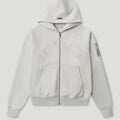 Generals Classic Fit Raglan Zip Hoodie Nimbus Cloud1