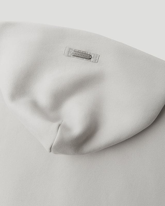Generals Oversized Zip Hoodie Nimbus Cloud