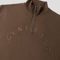 Generals Classic Zip Qtr Zip Chestnut6