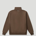 Generals Oversized Qtr Zip Chestnut6