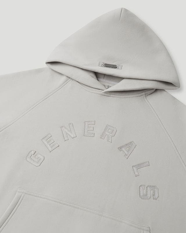 Generals Classic Fit Raglan Hoodie Nimbus Cloud