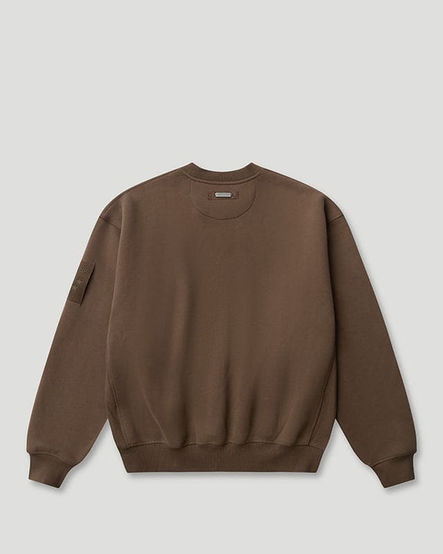 Generals Oversized Crewneck Chestnut