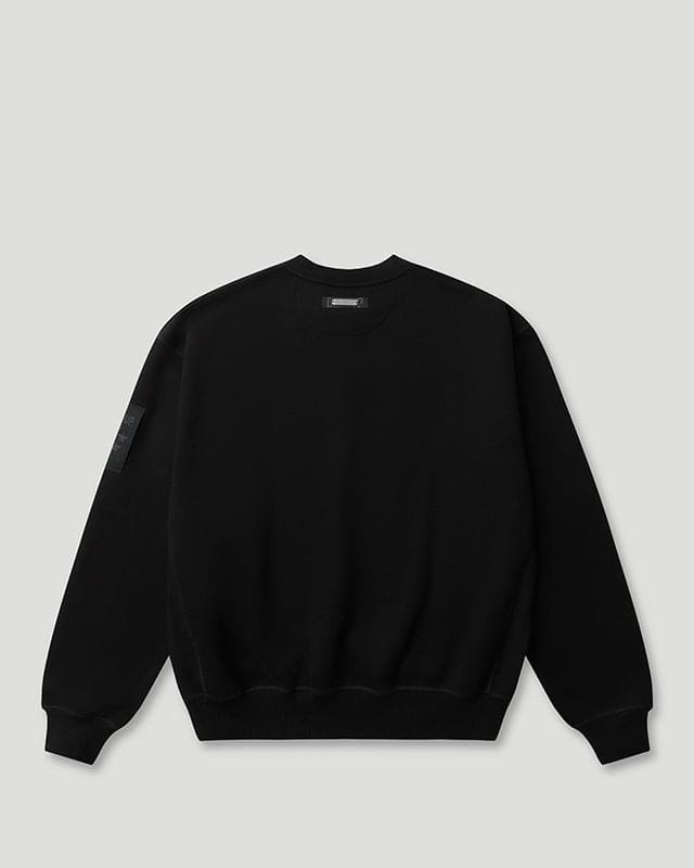 Generals Oversized Crewneck Jet Black