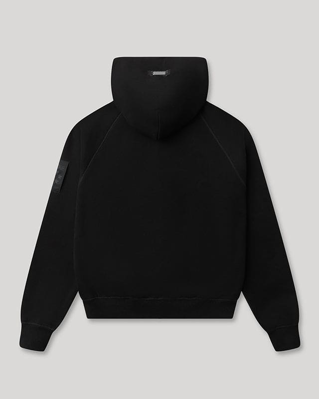 Generals Classic Fit Raglan Hoodie Jet Black