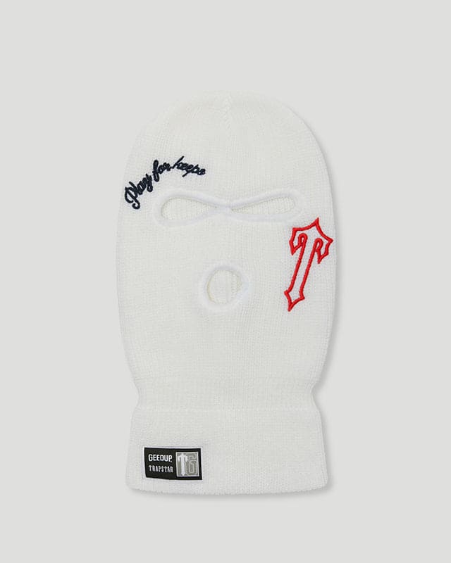 PFK x Trapstar T Ski Mask White