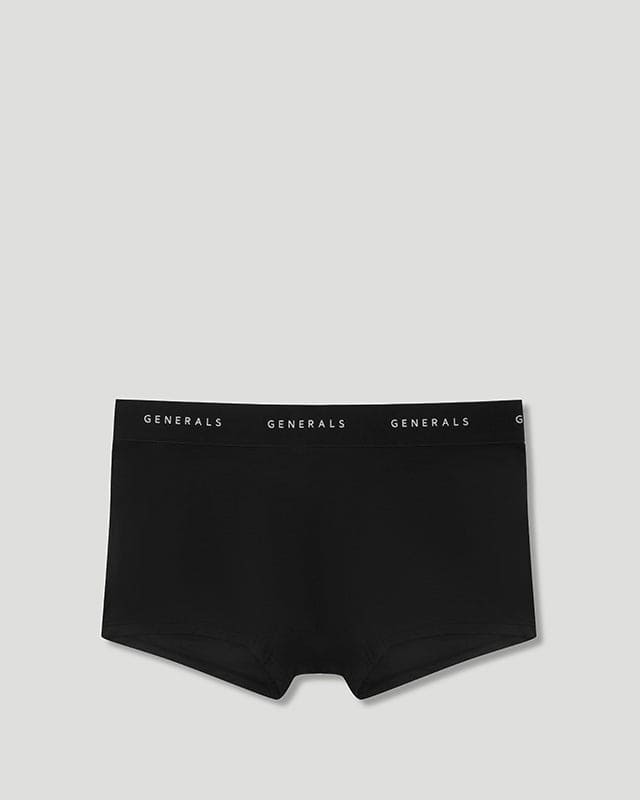 Generals Boxer Trunks 2 Pack Black