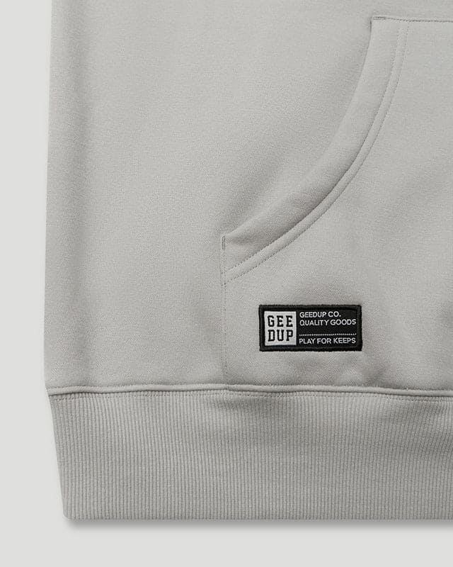 Team Logo/Handstyle Hoodie Double Grey