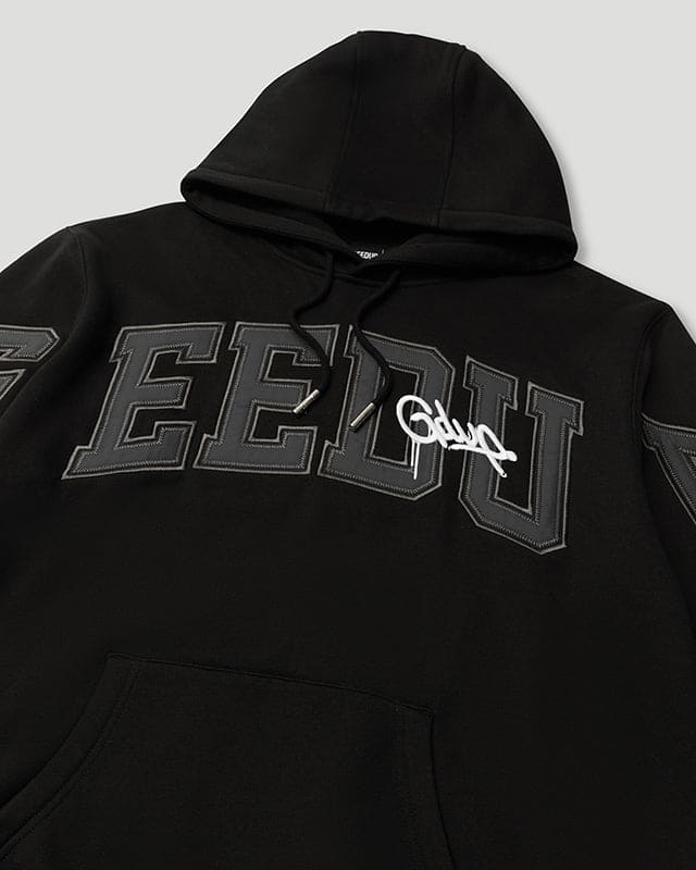 Team Logo/Handstyle Hoodie Black/Grey/White
