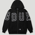 G.D.U.P Zip Hoodie Black/White1