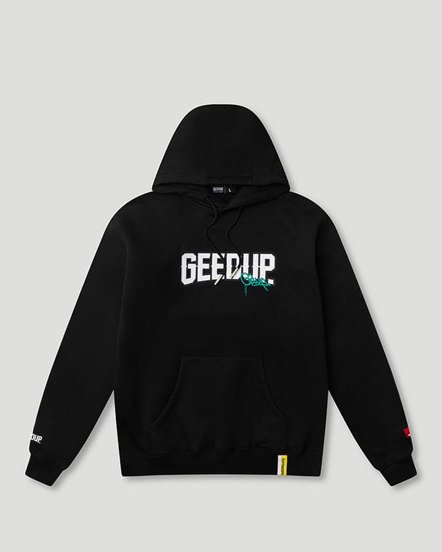 PFK x Foot Locker Hoodie Black/Turbo Green/White