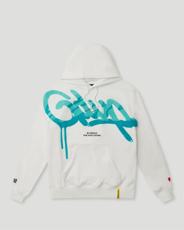 Handstyle x Foot Locker Hoodie White/Aqua/Turbo Green