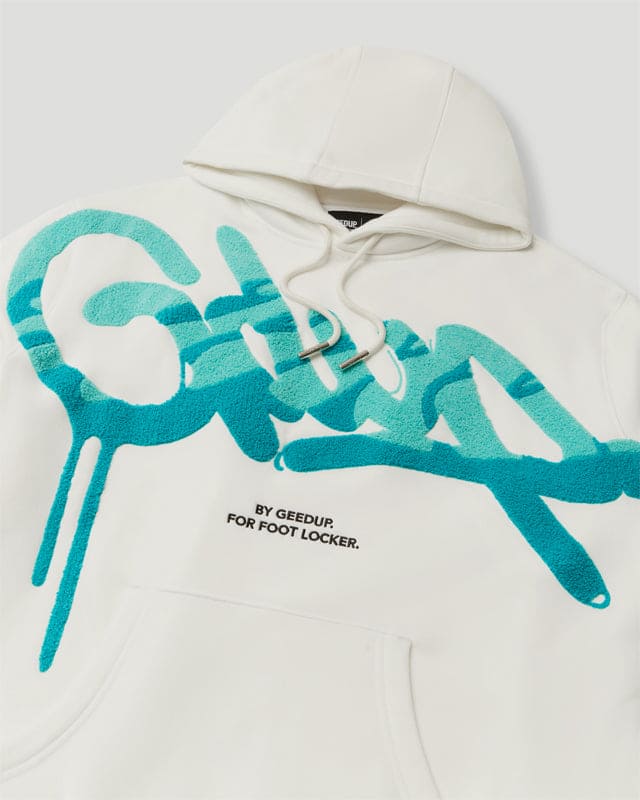 Handstyle x Foot Locker Hoodie White/Aqua/Turbo Green