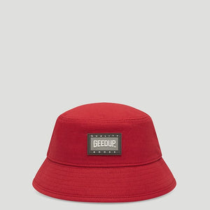 Core Logo Ripstop Bucket Hat Red