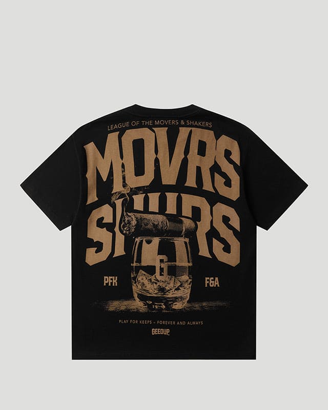 MVRS & SHKRS Cigar T-Shirt Black/Bronze