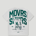 MVRS & SHKRS Cigar T-Shirt Off White/Green1