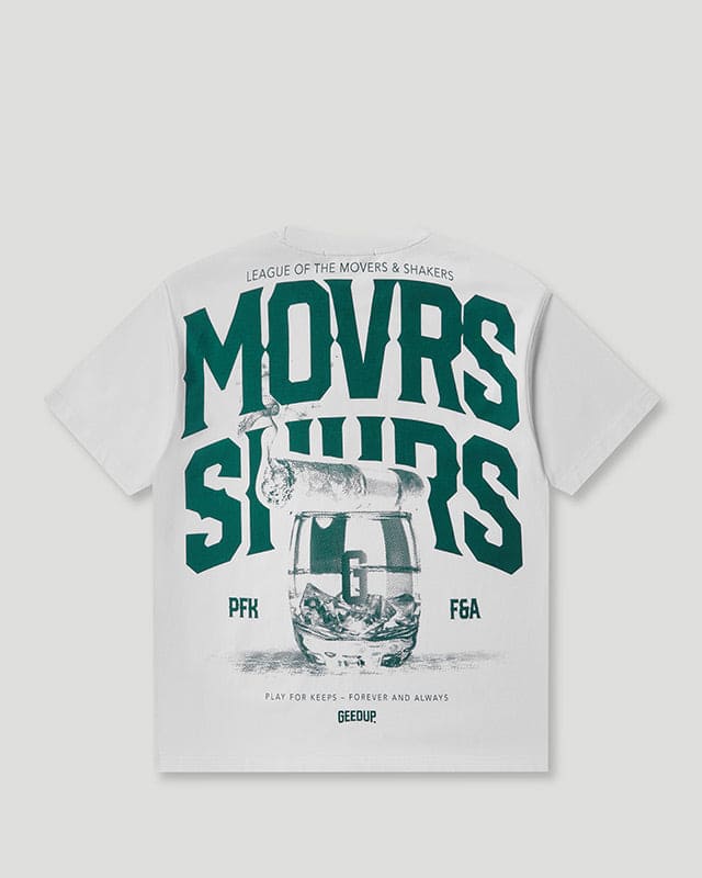 MVRS & SHKRS Cigar T-Shirt White/Green