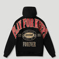 PFK Company Hoodie Black/Red/Cream1