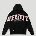 Team Logo Script Hoodie Black/Dusty Pink1