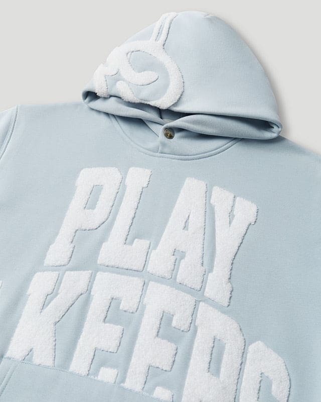 Play4Keeps Handstyle Hoodie Pale Blue/White