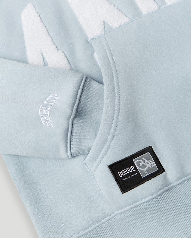 Play4Keeps Handstyle Hoodie Pale Blue/White