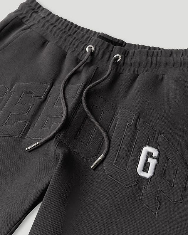 Team Logo Pique Short Asphalt