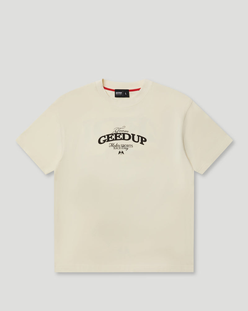 G Stamp T-Shirt Cream/Black