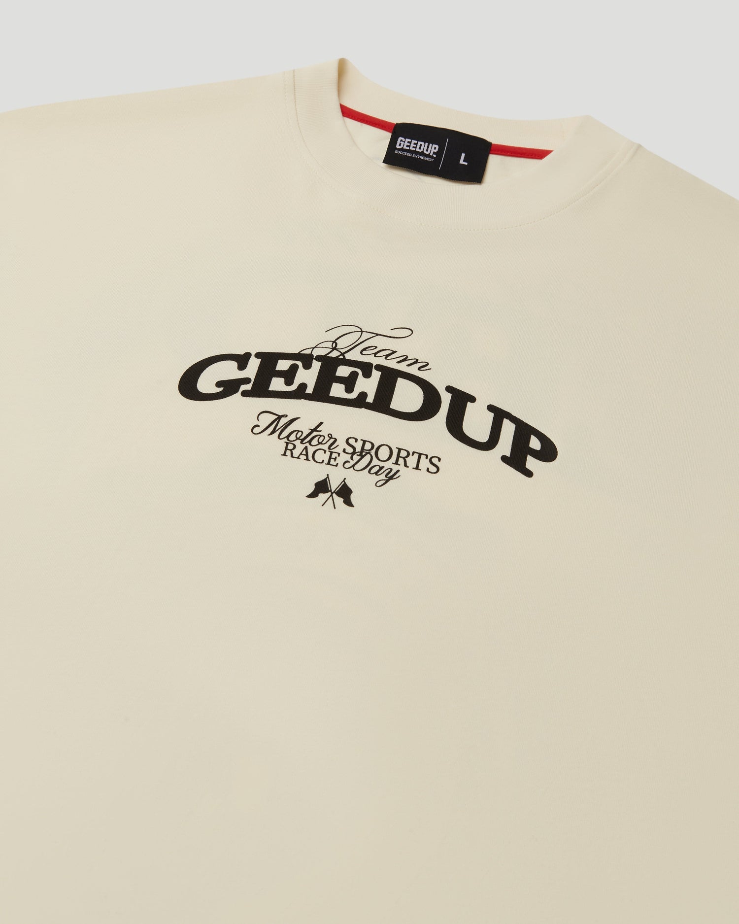 G Stamp T-Shirt Cream/Black