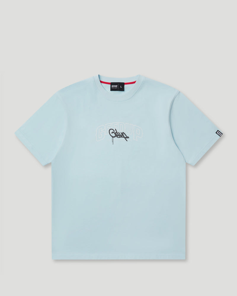 Core Handstyle T-Shirt Cool Blue/Black