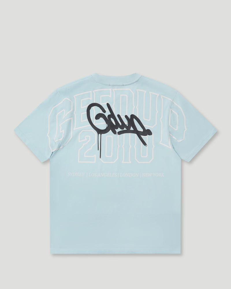 Core Handstyle T-Shirt Cool Blue/Black