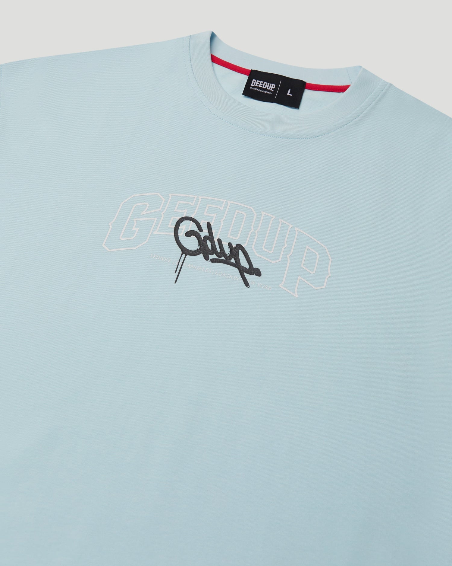 Core Handstyle T-Shirt Cool Blue/Black