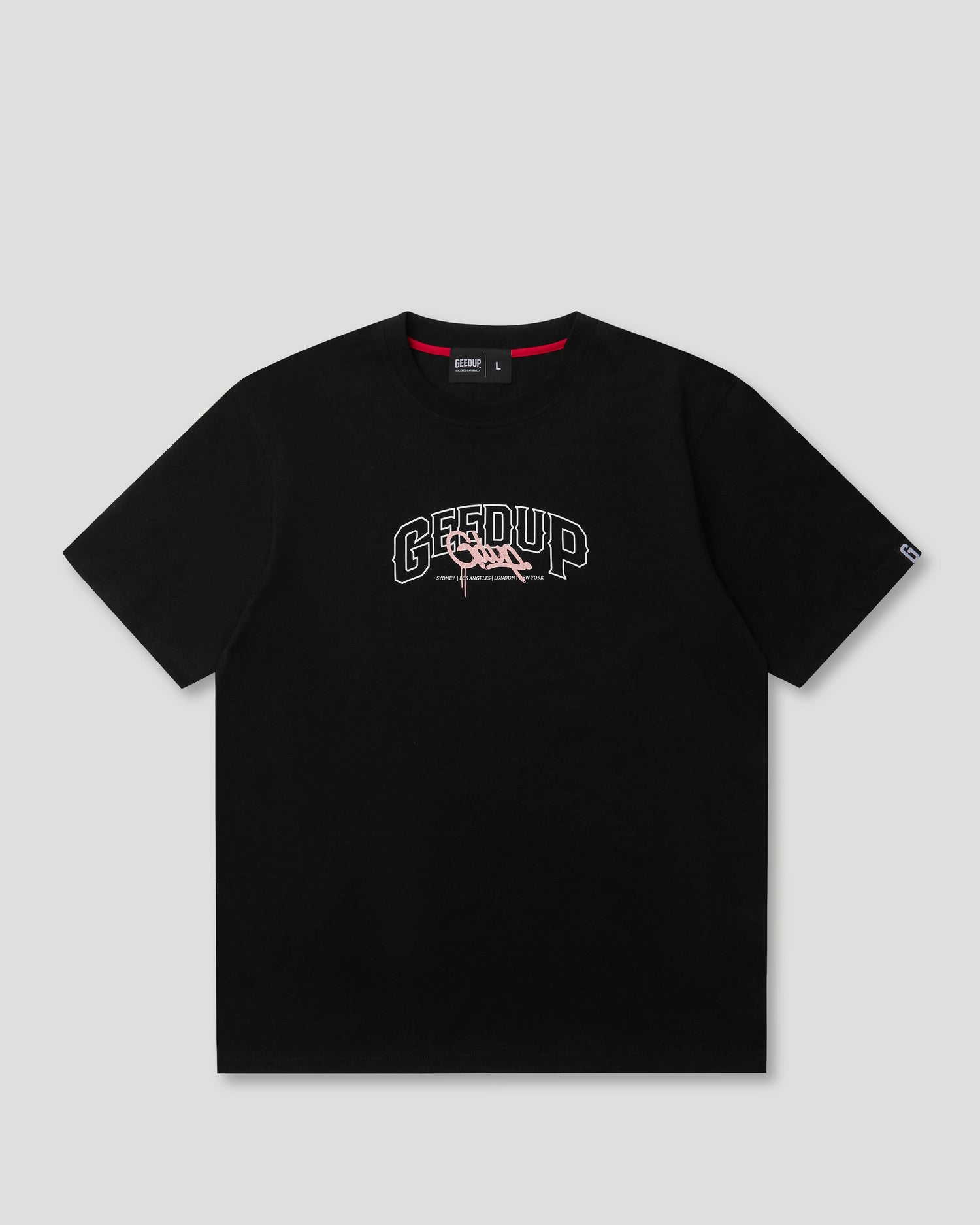Core Handstyle T-Shirt Black/Pink