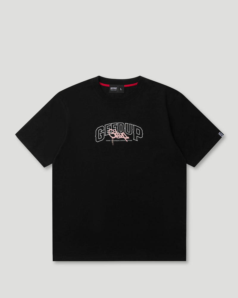 Core Handstyle T-Shirt Black/Pink
