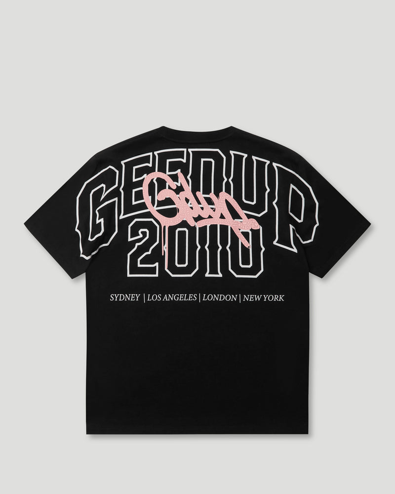 Core Handstyle T-Shirt Black/Pink