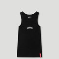 Team Logo Ribbed Tank Top Black1