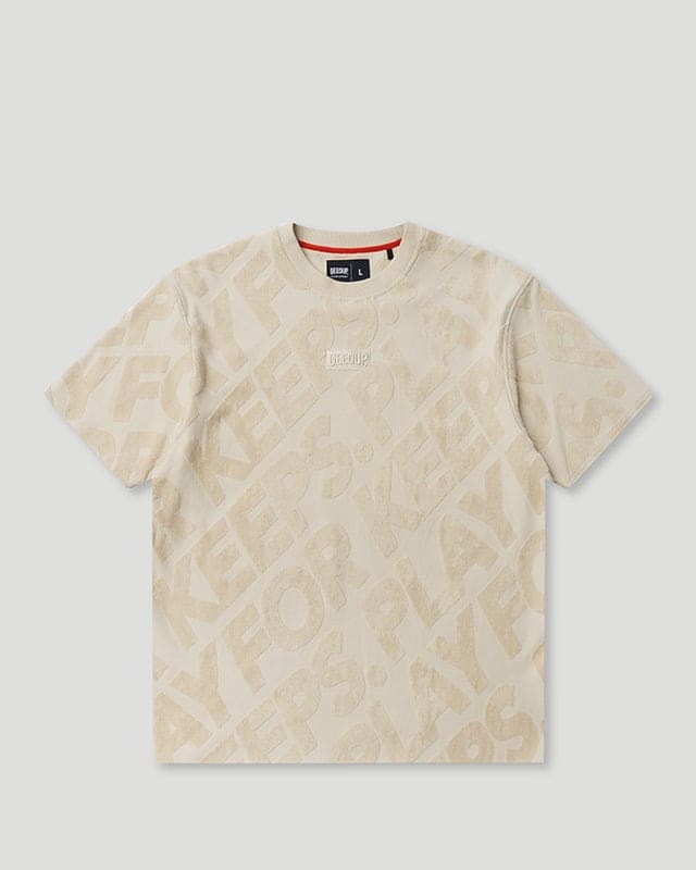 PFK Jacquard T-Shirt Beige