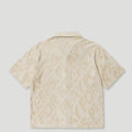 PFK Jacquard Button Shirt Beige2