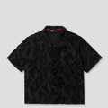 PFK Jacquard Button Shirt Black1