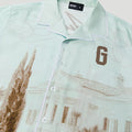 C.D.G Silk Shirt Pastel Mint3
