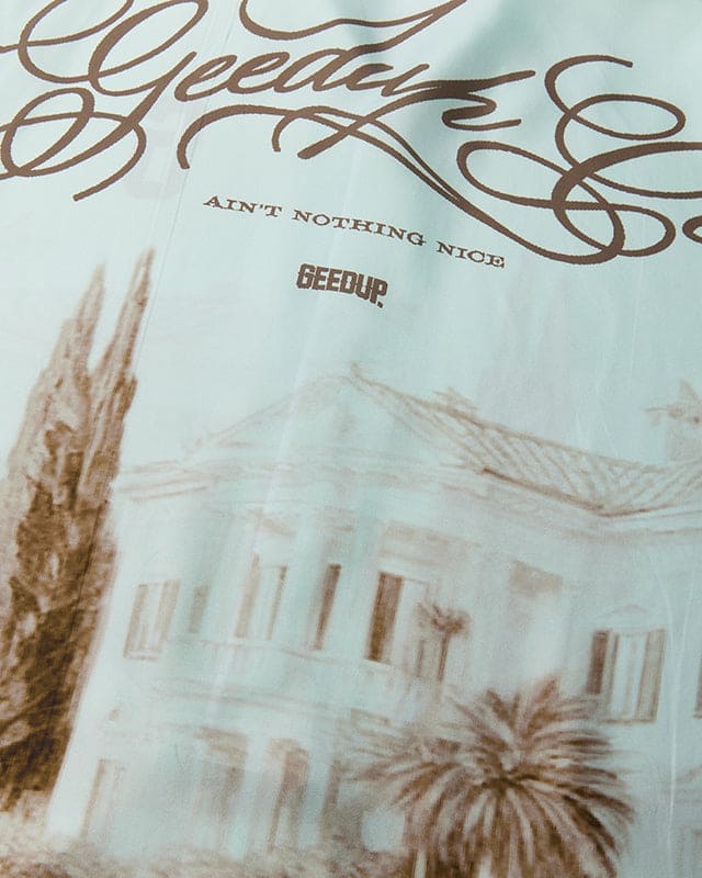 C.D.G Silk Shirt Pastel Mint