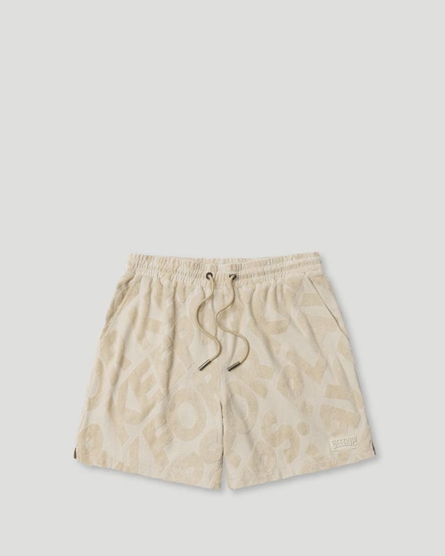 PFK Jacquard Short Beige