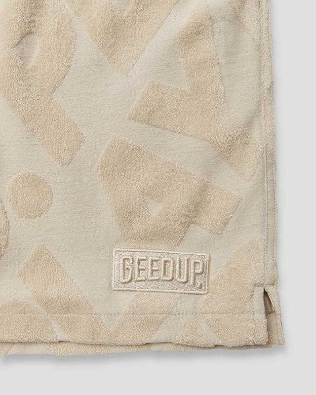 PFK Jacquard Short Beige