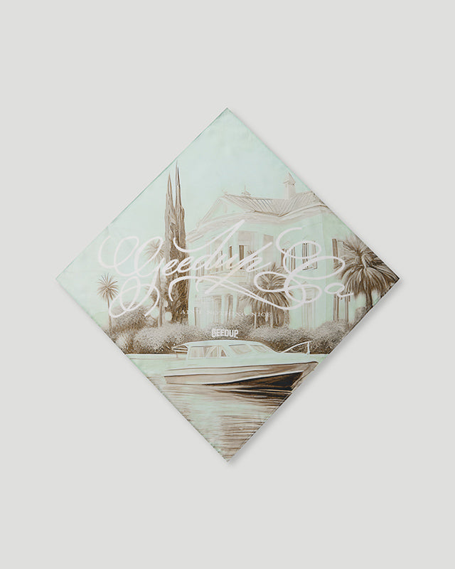 C.D.G Silk Scarf Pastel Mint