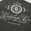 Geedup Co. Cursive T-Shirt Soft Black6