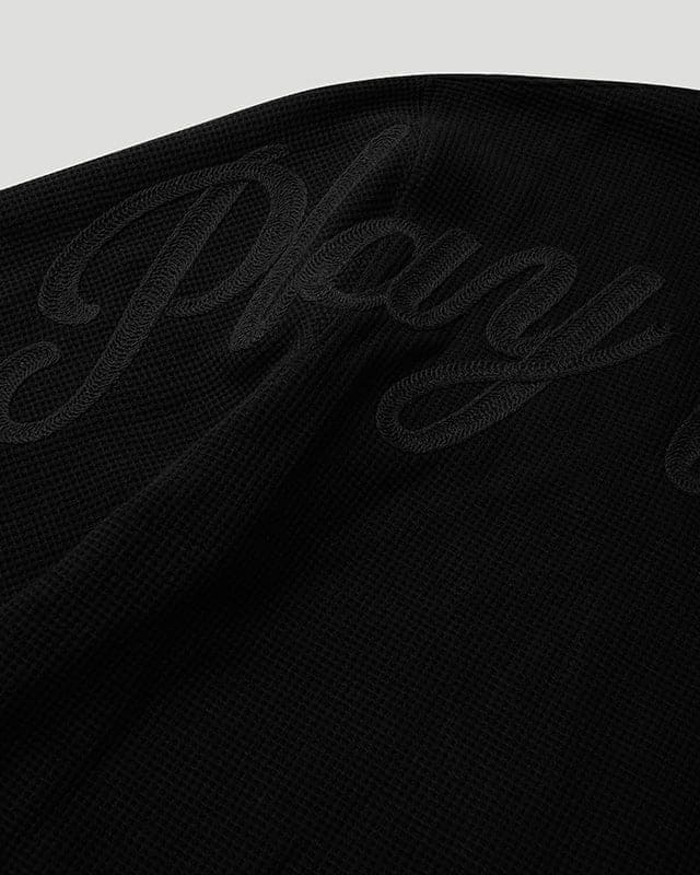 PFK Waffle Longsleeve T-Shirt Black