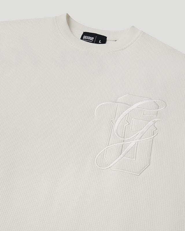 PFK Waffle Longsleeve T-Shirt White