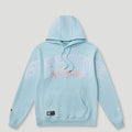 Team Logo x Vanson Hoodie Light Blue1