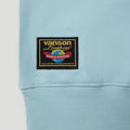 Team Logo x Vanson Hoodie Light Blue5