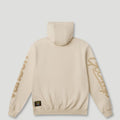 Script Logo x Vanson Hoodie Cream2