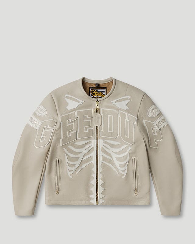Geedup x Vanson Bones Jacket Bone/White
