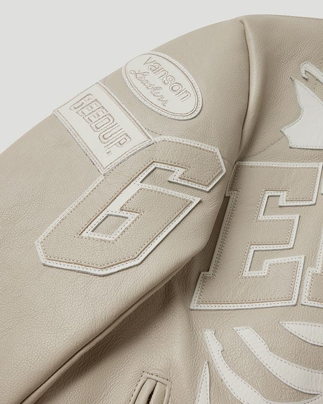 Geedup x Vanson Bones Jacket Bone/White